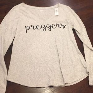 Old navy size medium “preggers” shirt